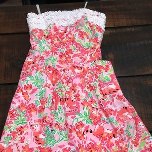 Lilly Pulitzer strapless dress